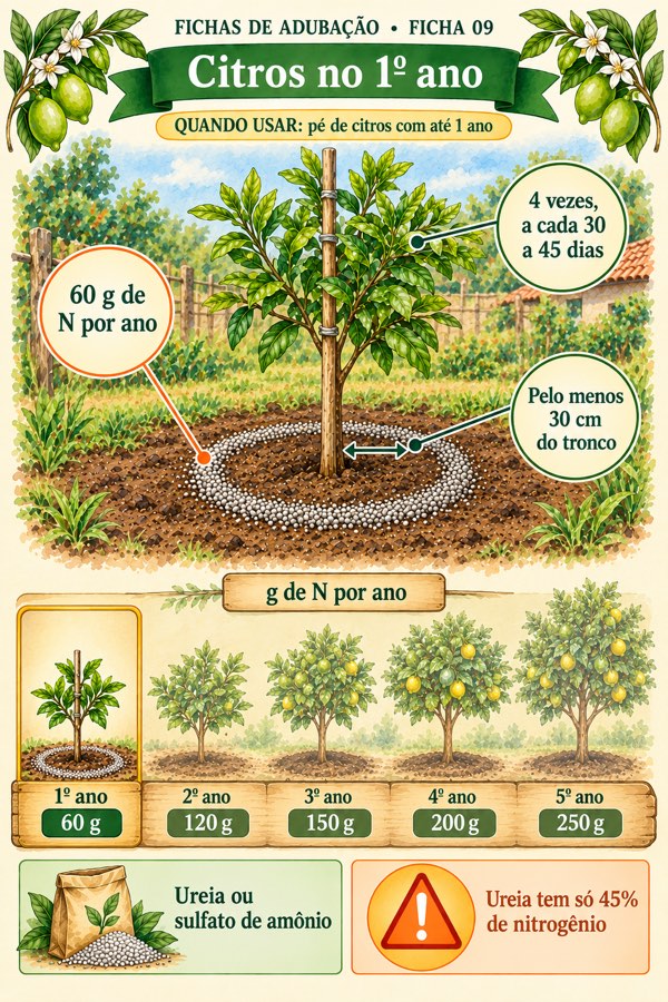 Ficha 09: Citros no 1º ano