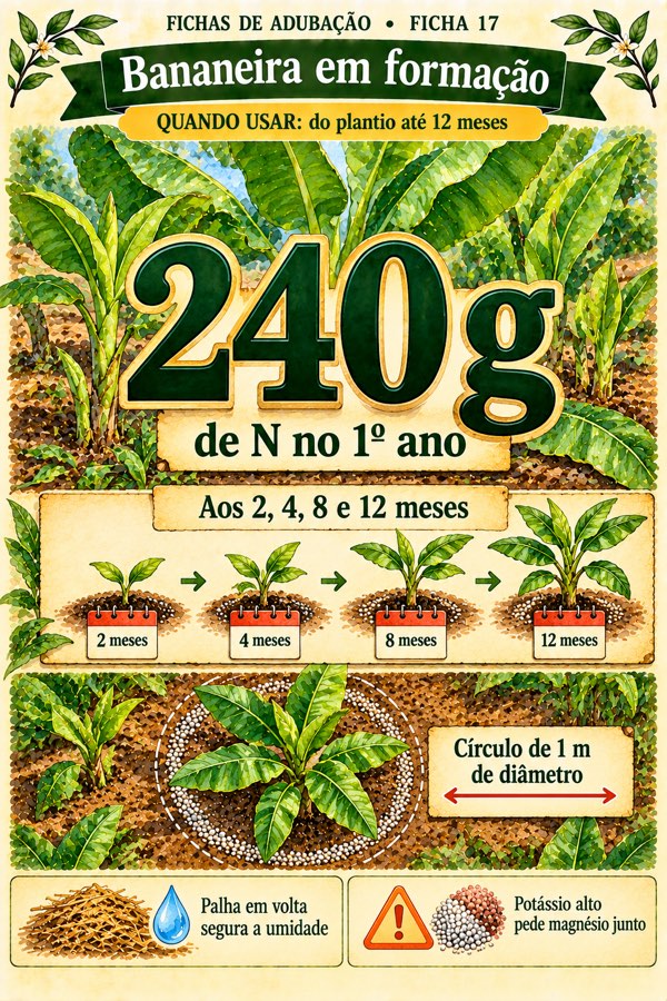 Ficha 17: Bananeira em formação