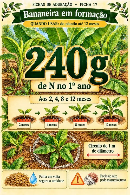 Ficha 17: Bananeira em formação