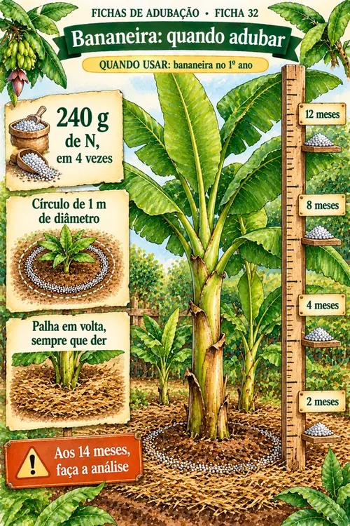 Ficha 32: Bananeira: quando adubar