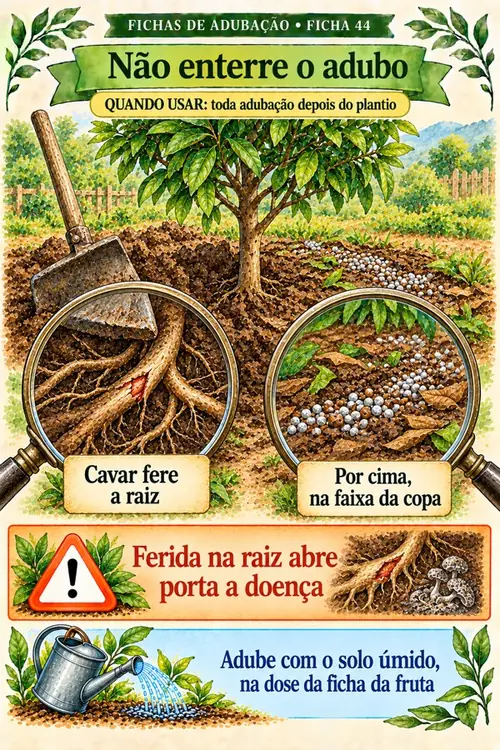 Ficha 44: Não enterre o adubo